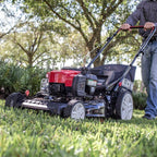 Black Max 21-Inch 150cc Gas Push Mower With Mow-N-Stow - MNA152717