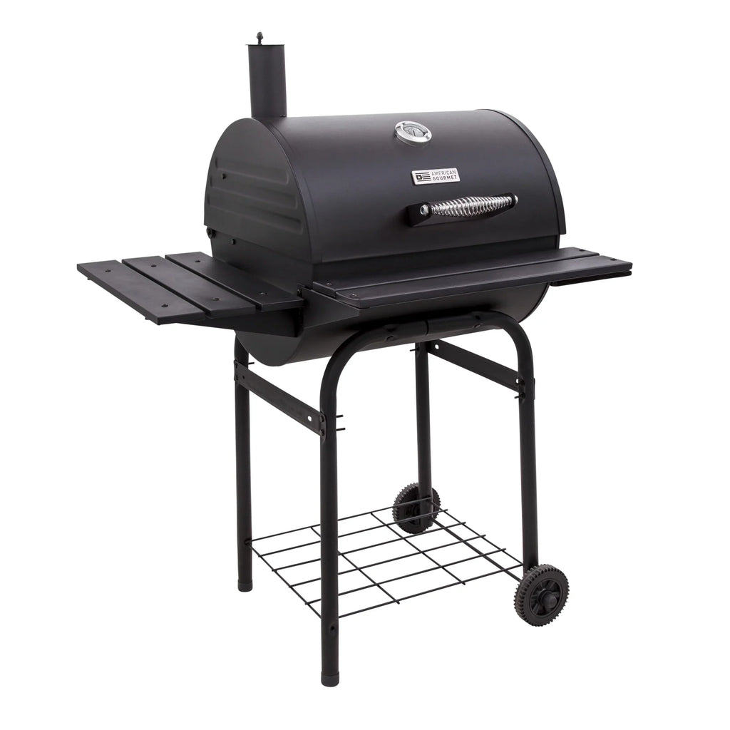 American Gourmet by Char-Broil Charcoal Barrel Outdoor Grill, 625 Sq In