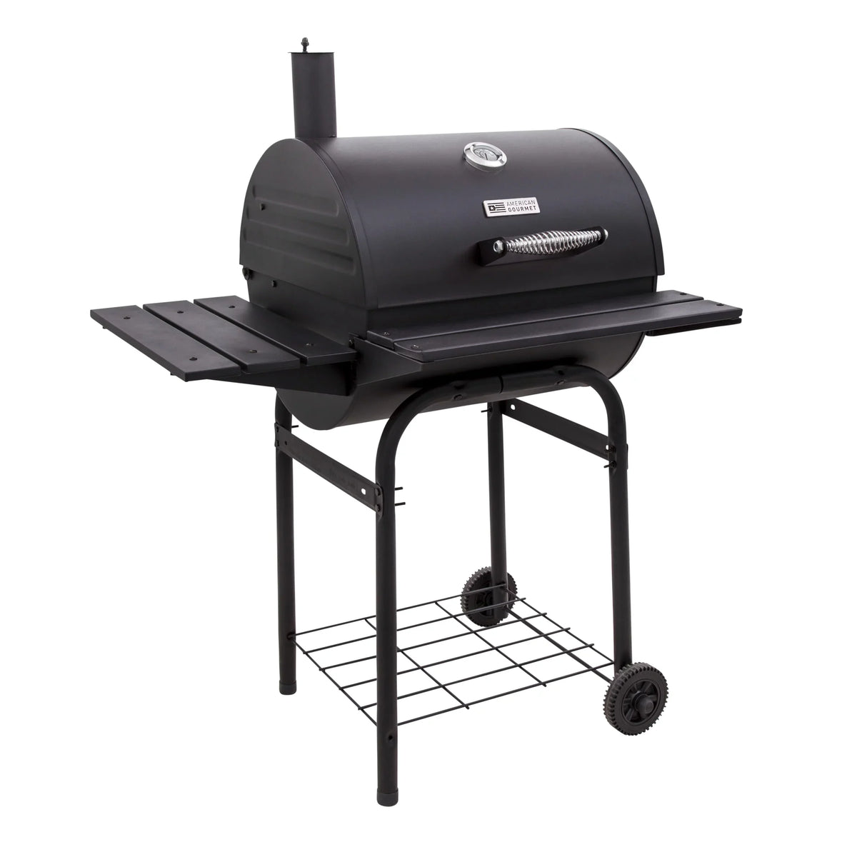 American Gourmet by Char-Broil Charcoal Barrel Outdoor Grill, 625 Sq In