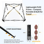 EAGLE PEAK Ultra Compact 4 ft x 4 ft Pop-Up Changing Room Canopy - Flex