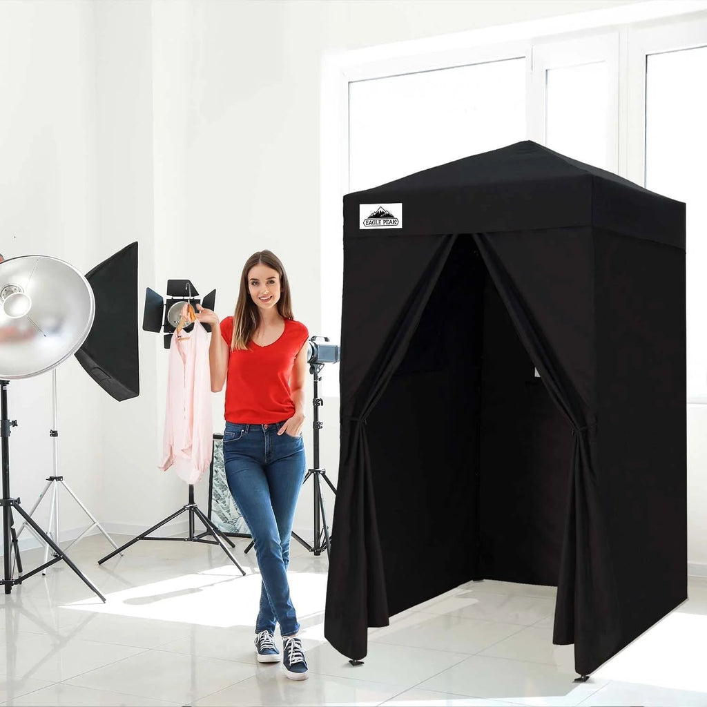 EAGLE PEAK Ultra Compact 4 ft x 4 ft Pop-Up Changing Room Canopy - Flex