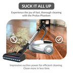 Prolux Bagged Canister Pet Vacuum With Powerhead - Phantom