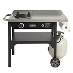 Cuisinart Outdoor Wok Station With Prep Table, 50,000 BTU, 14 inch Carbon Steel Wok - Black