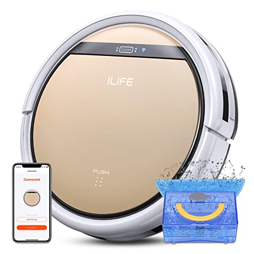 ILIFE Robot Vacuum And Mop Combo, 300ml Dustbin, 300ml Water Tank, 2.4G WiFi - V5s Plus