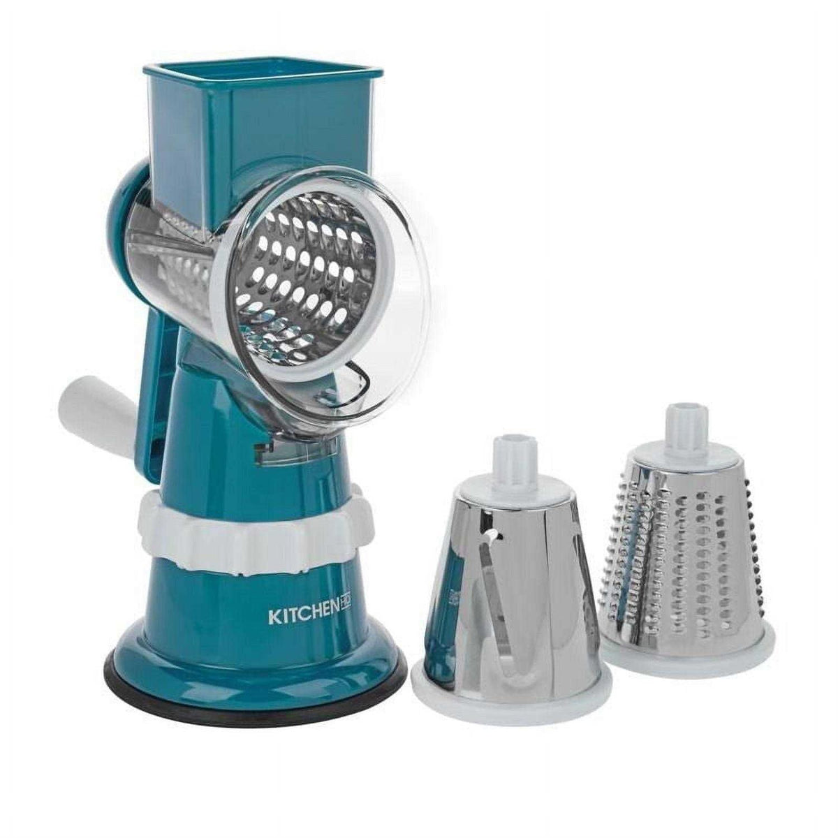 Kitchen HQ Speed Drum Grater And Slicer With Suction Base