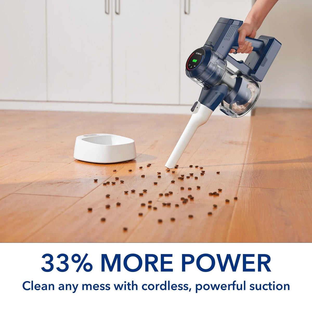 Tineco Smart Cordless Stick Vacuum With ZeroTangle Brush, iLoop Auto Power, 40 Min, HEPA - S10 ZT