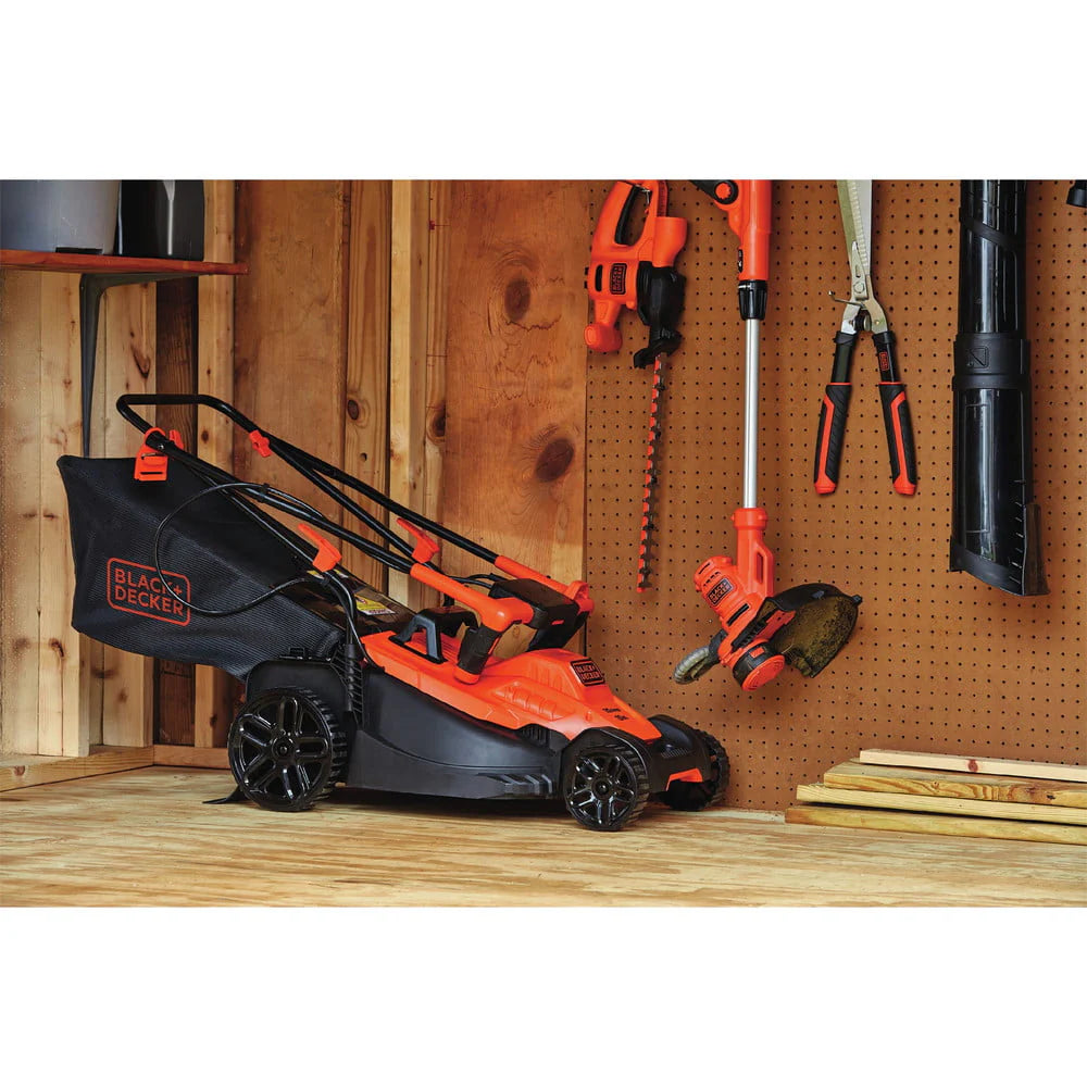 BLACK+DECKER 10 Amp 15 in Corded Electric Lawn Mower - BEMW472BH