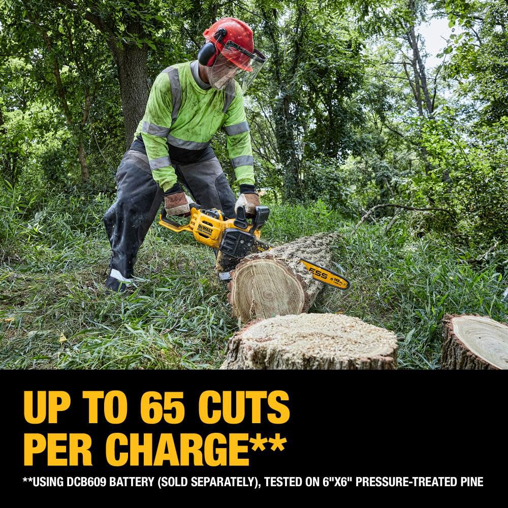 60V MAX 18 Inch Brushless Cordless Chainsaw Kit - DCCS672X1
