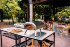 ooni Large Modular Outdoor Table - 31x31x35 Inch Stainless Steel Pizza Oven Stand