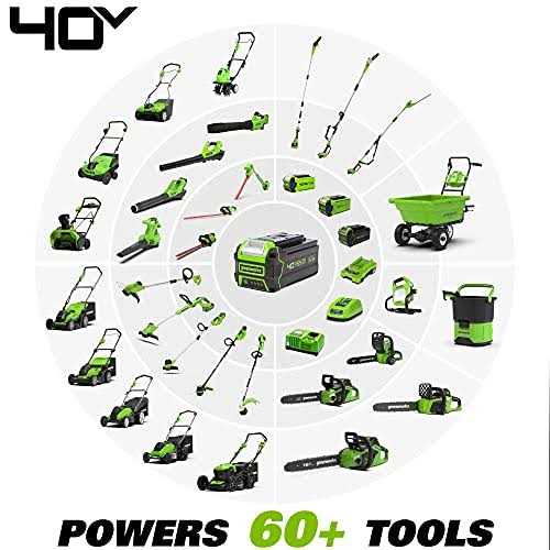 Greenworks 21-Inch 40V Cordless Brushless Self-Propelled Lawn Mower With 5.0Ah Battery And Charger - LMF403