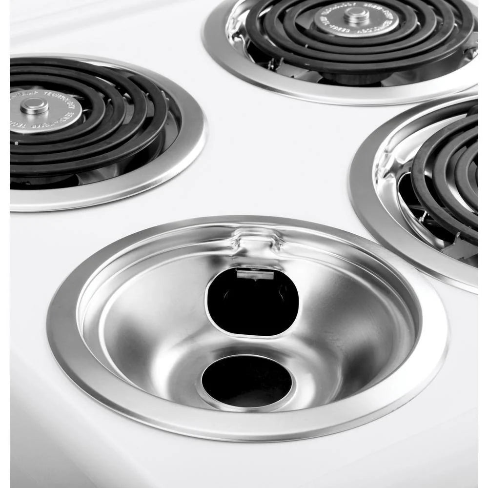 Hotpoint Freestanding Electric Range, 20 in, 4 Burner, White