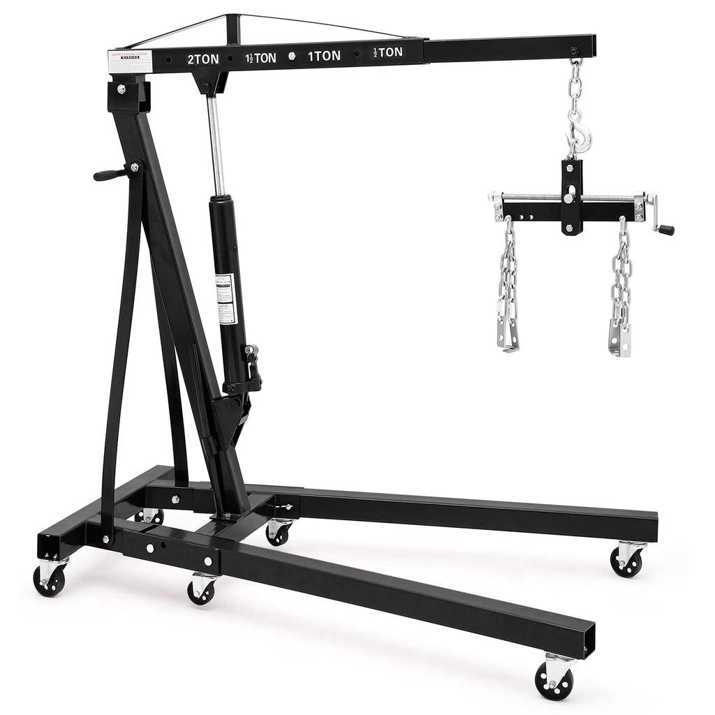 GARVEE 2 Ton Folding Hydraulic Engine Hoist With Lever