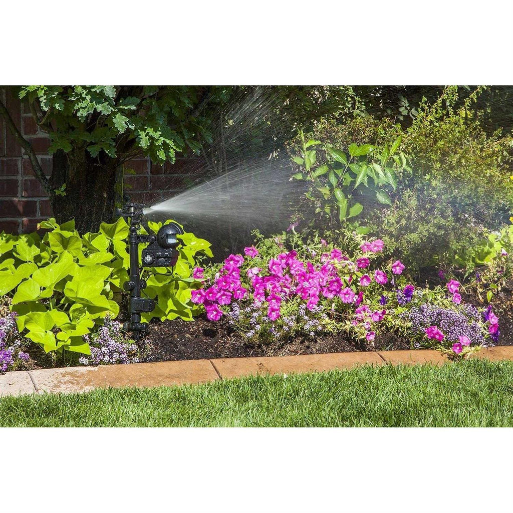 Orbit Motion Activated Yard Enforcer Sprinkler, 1600 Square Foot, 6.3 in W x 6.6 in D x 12.1 in H - 62100