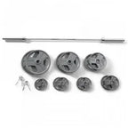 Gold's Gym Olympic Weight Set 300 lb With 7 Olympic Bar - WGGOP300