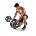 Gold's Gym Olympic Weight Set 300 lb With 7 Olympic Bar - WGGOP300