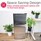 Frigidaire 4.5 Cu. Ft. 2-Door Compact Refrigerator With Chrome Trim - EFR451, Platinum
