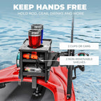 BOAT-TOTE Boat Tote Regular Fishing Accessory, Fits Gunnels Up To 2.5in Thick - BTR-701