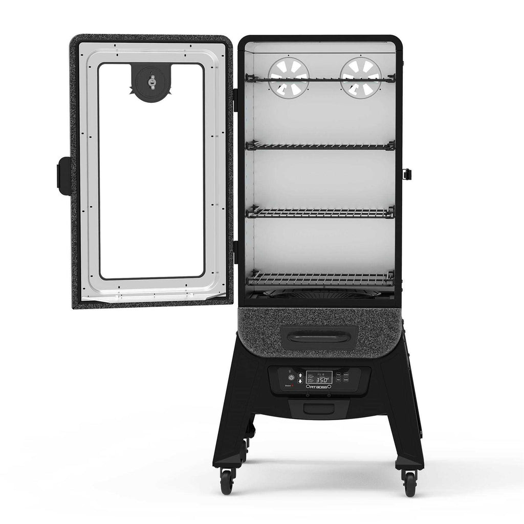 Pit Boss 3 Series Digital Electric Vertical Smoker, 1650 Watt, Silver Hammertone
