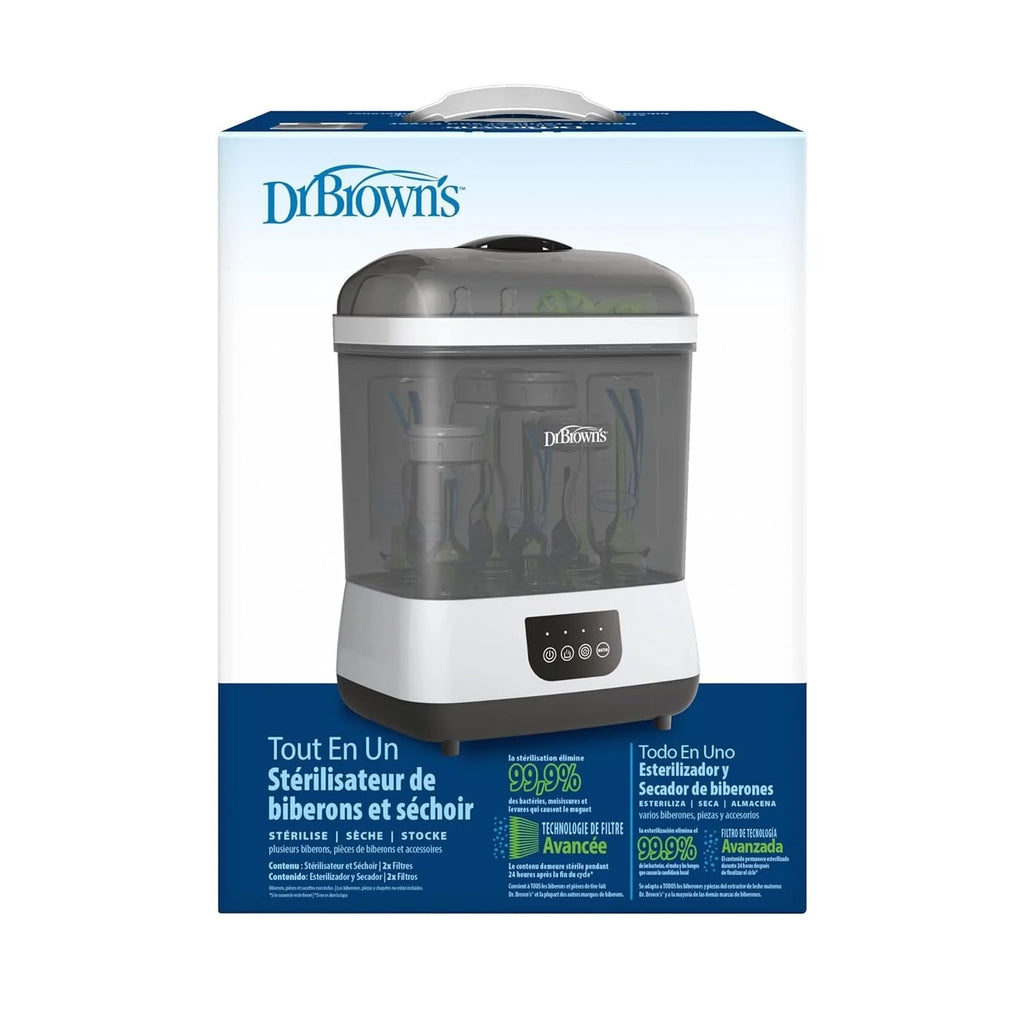 Baby Bottle Sterilizer And Dryer, 6 Bottles, 4-In-1