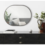 Capsule Framed Wall Mirror, 16x48, 18x24, 22x34, 24x36, Black, Bronze, Gold, Gray, Silver, Antique-Bronze