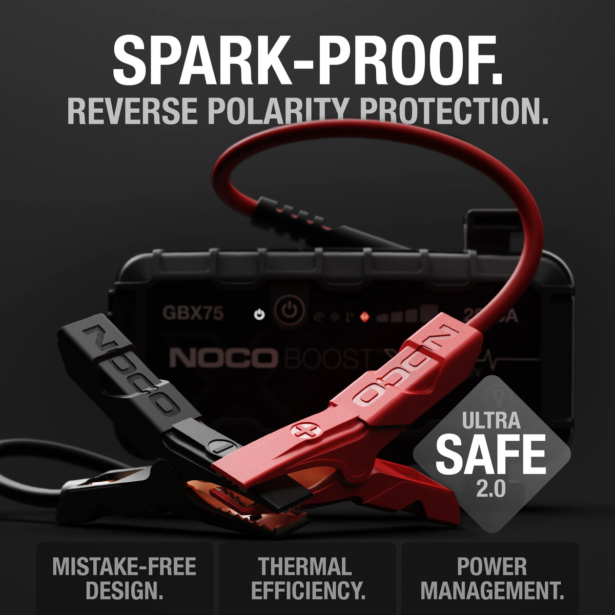NOCO Boost X GBX75 2500A 12V UltraSafe Portable Lithium Jump Starter - GBX75