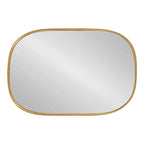Capsule Framed Wall Mirror, 16x48, 18x24, 22x34, 24x36, Black, Bronze, Gold, Gray, Silver, Antique-Bronze