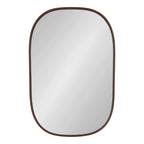 Capsule Framed Wall Mirror, 16x48, 18x24, 22x34, 24x36, Black, Bronze, Gold, Gray, Silver, Antique-Bronze