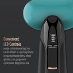Conair Turbo ExtremeSteam 1875 Watt 2-in-1 Handheld Fabric Steamer and Iron, Black/Green - GS107