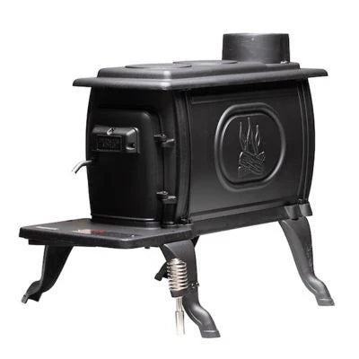 Logwood Cast Iron Wood Stove, 900 Sq. Ft., 54,000 BTUs
