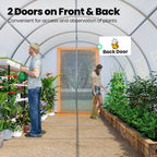 KING BIRD Walk-In Greenhouse 20x10x6.6FT White