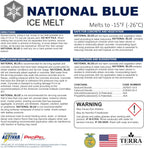 National Blue Ice Melt And Snow Salt 50lb Bucket