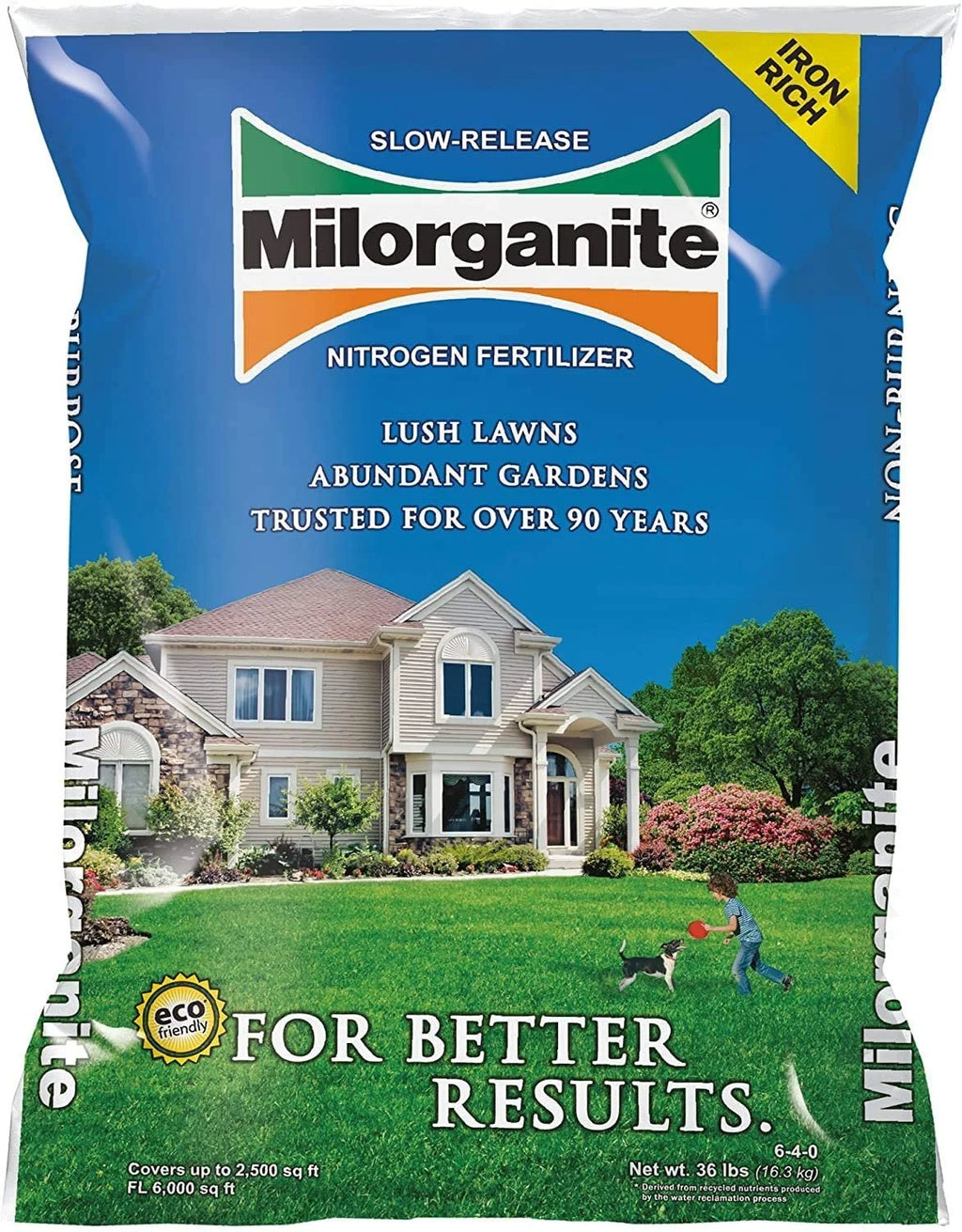 MILORGANITE Organic Nitrogen Fertilizer, 32 lb, Pack of 3 - 0636
