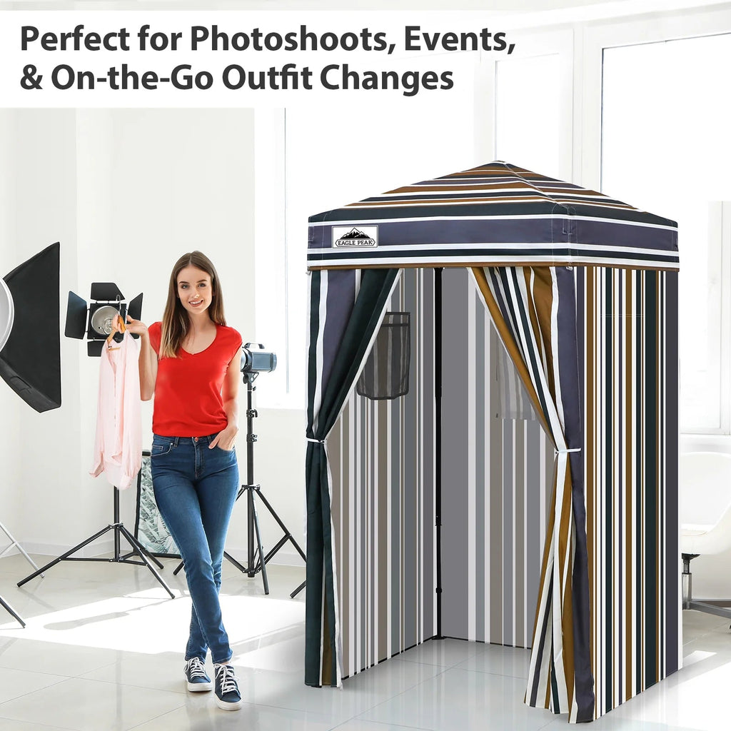 EAGLE PEAK Ultra Compact 4 ft x 4 ft Pop-Up Changing Room Canopy - Flex