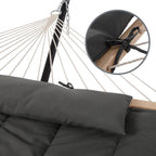 SUNCREAT Rope Hammock With Stand And Rain Cover - 12 ft