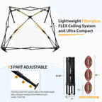 EAGLE PEAK Ultra Compact 4 ft x 4 ft Pop-Up Changing Room Canopy - Flex