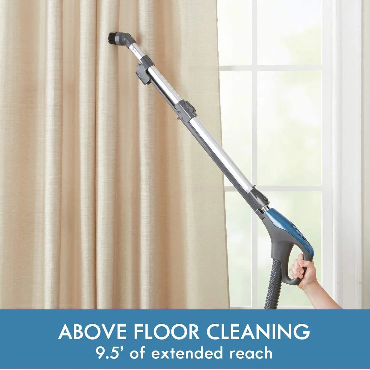 Kenmore Bagged Canister Vacuum Cleaner, Blue - HEPA, 2 Motors, 4 Cleaning Tools