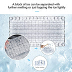 Stainless Steel Countertop Ice Maker, 48 lbs/24h, Silver, Self-Cleaning LCD Display