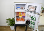 Frigidaire 3.1 Cu. Ft. 2-Door Retro Compact Refrigerator With Built-In Side Bottle Opener - Cream