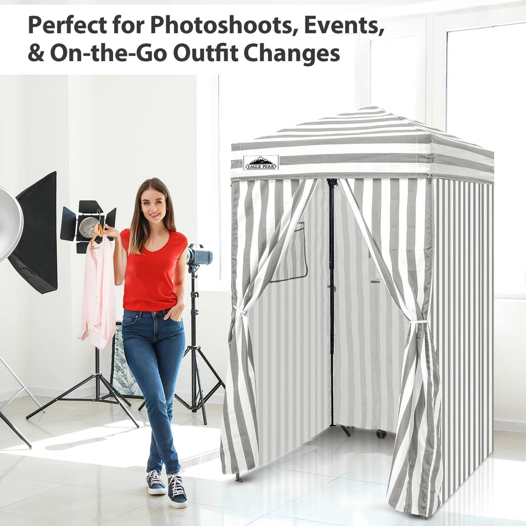 EAGLE PEAK Ultra Compact 4 ft x 4 ft Pop-Up Changing Room Canopy - Flex