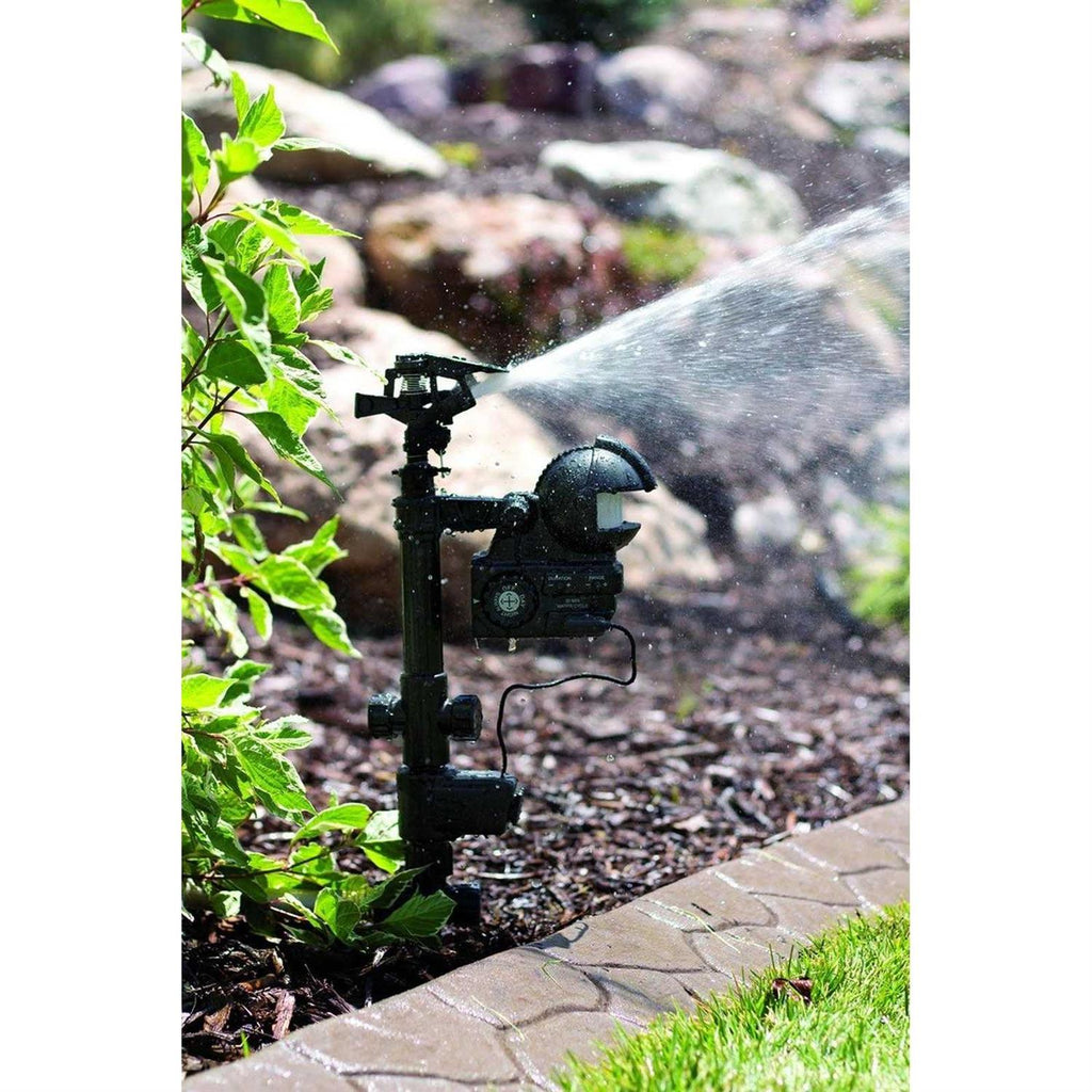 Orbit Motion Activated Yard Enforcer Sprinkler, 1600 Square Foot, 6.3 in W x 6.6 in D x 12.1 in H - 62100