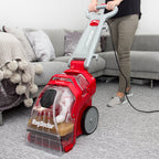 Deep Carpet Cleaner, 3.8L, 1300W, Red, With 2 x 1L Carpet Detergent - Option 2