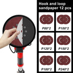 IMQUALI 750W Dustless Drywall Sander With 7 Variable Speeds, LED Light And Extension Pole