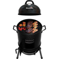 Char-Broil 16 inch Bullet Charcoal Smoker, Black - 18202075