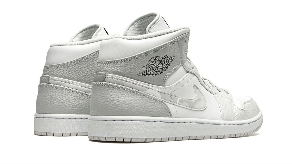 Air Jordan 1 Mid White Camo Sneakers