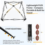 EAGLE PEAK Ultra Compact 4 ft x 4 ft Pop-Up Changing Room Canopy - Flex