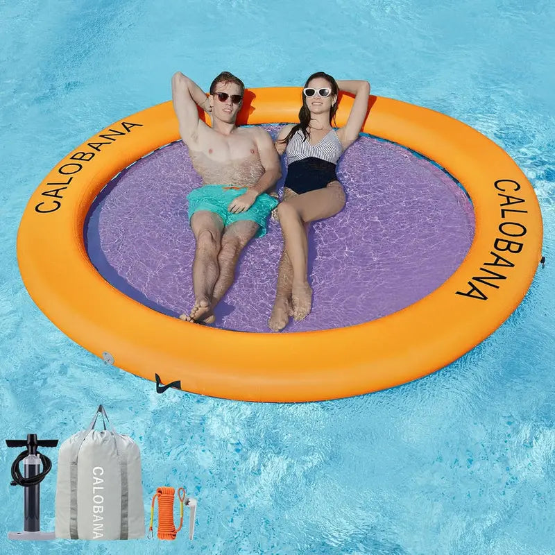 Inflatable Floating Ring Hammock And River Tube - 6-Circle, 8-Circle, 10-Circle Or 3-6-Circle