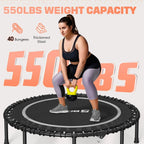 BCAN Foldable Fitness Trampoline 40in/48in, 450/550 LBS Capacity