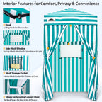 EAGLE PEAK Ultra Compact 4 ft x 4 ft Pop-Up Changing Room Canopy - Flex