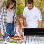 Deco Chef Outdoor Portable Gas Pizza Oven With 13in Rotating Baking Stone, Black - DGPRPO30