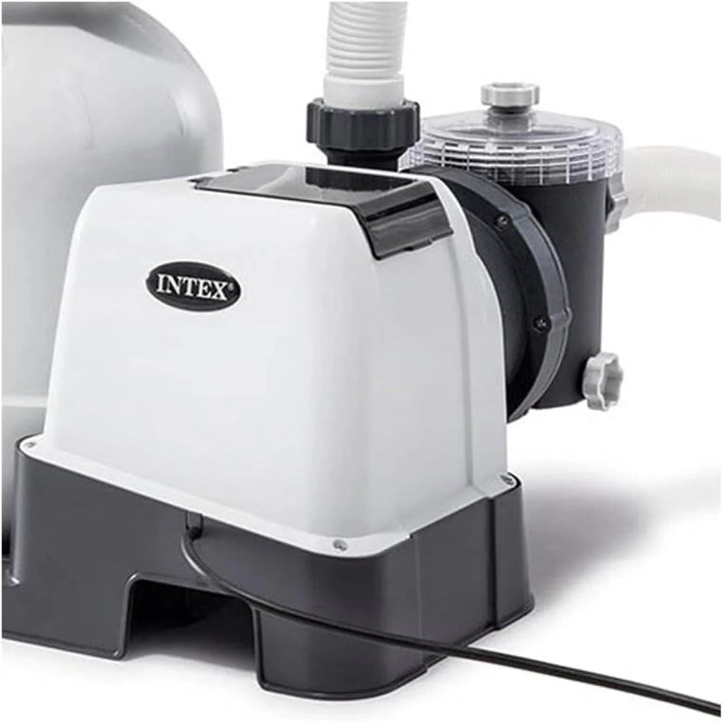 Intex Krystal Clear 16 Inch 3,000 GPH Above-Ground Pool Sand Filter Pump - 26651EG